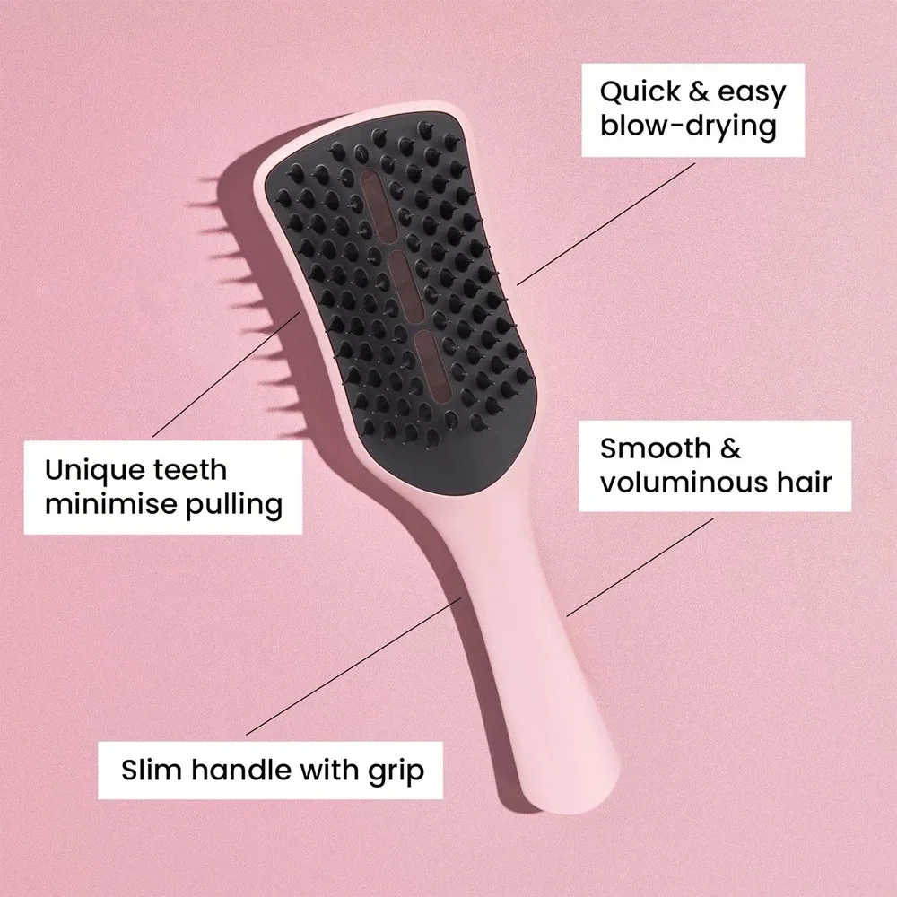 Tangle Teezer Ultimate Blow Dry Vented Hair Brush Quick Blow Dry Volume Pink